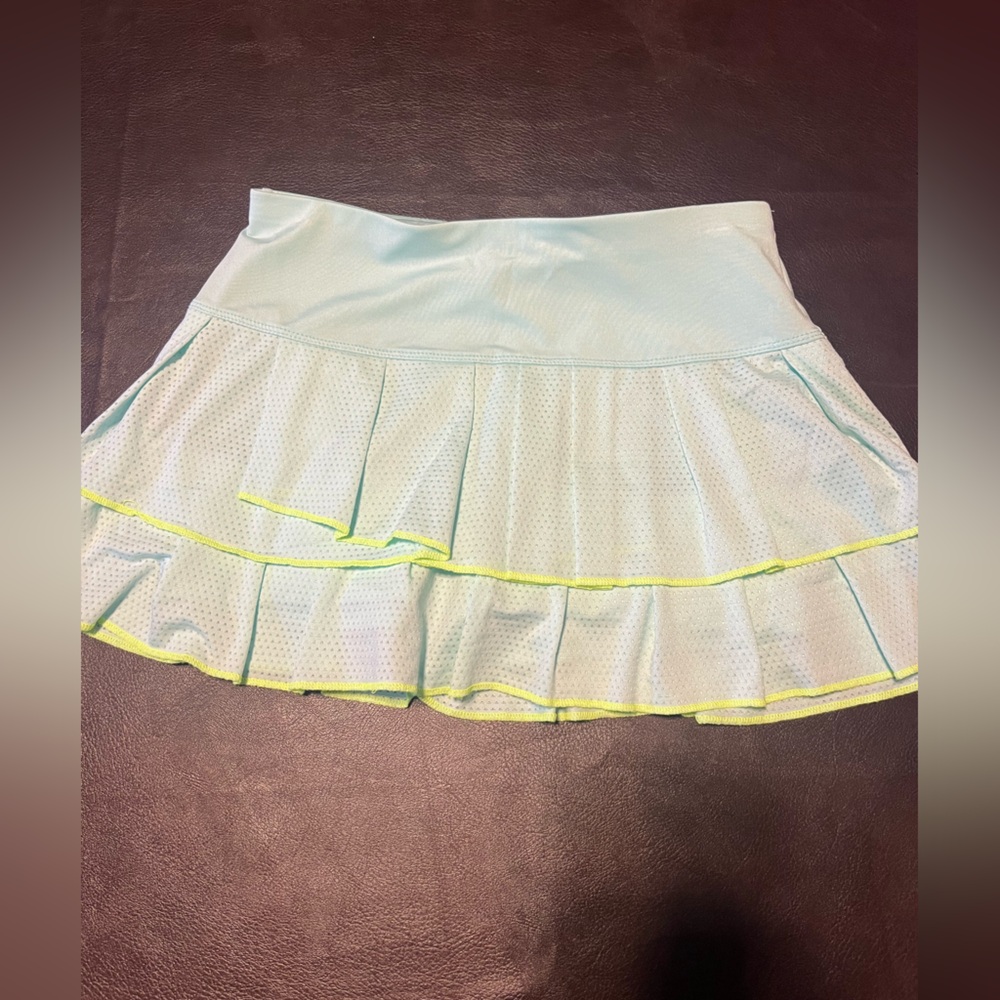 Mint green tennis skirt